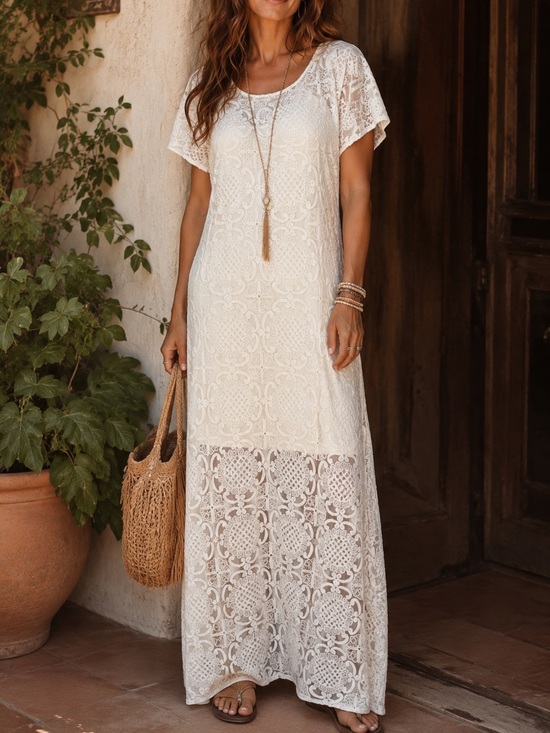Anthropologie Dresses & Skirts - Anthropologie Lilka Bellflower Lace Maxi Dress. It is a bohemian-style small